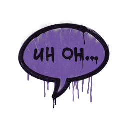 Sealed Graffiti | Uh Oh (Monster Purple)