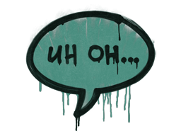 Sealed Graffiti | Uh Oh (Frog Green)