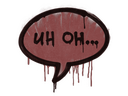 Sealed Graffiti | Uh Oh (Brick Red)