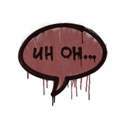 Sealed Graffiti | Uh Oh (Brick Red)