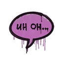Sealed Graffiti | Uh Oh (Bazooka Pink)