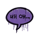 Sealed Graffiti | Uh Oh (Monster Purple)