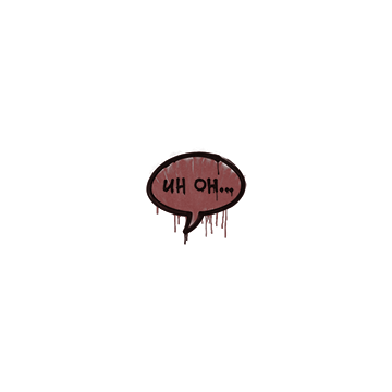 Sealed Graffiti | Uh Oh (Brick Red)