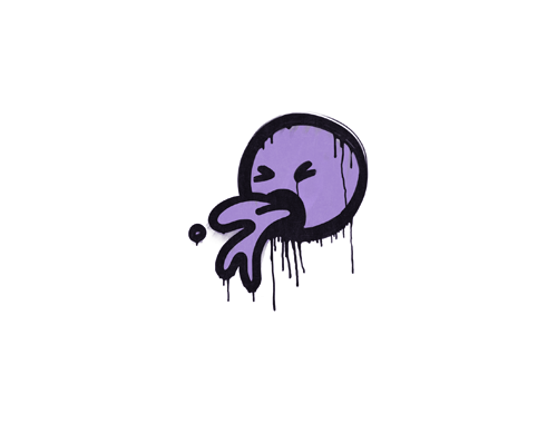 Versiegeltes Graffito | Brechwürg (Brutales Violett)