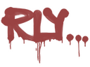 Sealed Graffiti | Rly (Blood Red)