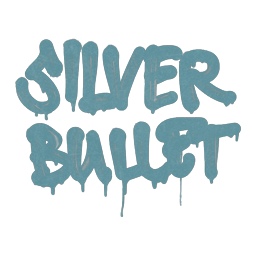 Sealed Graffiti | Silver Bullet (Wire Blue)