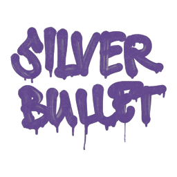 Sealed Graffiti | Silver Bullet (Monster Purple)