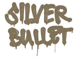 Sealed Graffiti | Silver Bullet (Dust Brown)