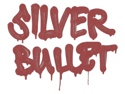 Sealed Graffiti | Silver Bullet (Blood Red)