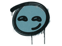Sealed Graffiti | Smirk (Wire Blue)