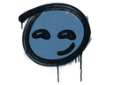 Sealed Graffiti | Smirk (Monarch Blue)
