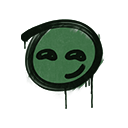 Sealed Graffiti | Smirk (Jungle Green)
