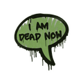 Sealed Graffiti | Dead Now (Battle Green)