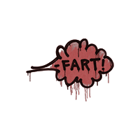 Sealed Graffiti | Fart (Blood Red)