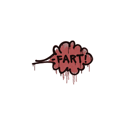 free cs2 skins Sealed Graffiti | Fart (Blood Red)