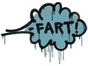 Sealed Graffiti | Fart (Wire Blue)