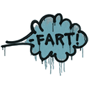 Sealed Graffiti | Fart (Wire Blue)