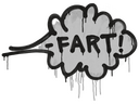 Sealed Graffiti | Fart (Shark White)