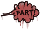 Sealed Graffiti | Fart (Blood Red)