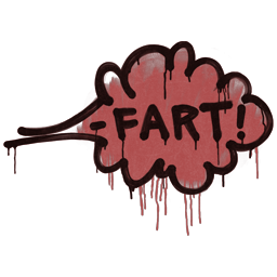 Sealed Graffiti | Fart (Blood Red)
