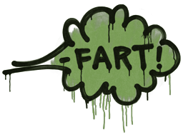 Sealed Graffiti | Fart (Battle Green)