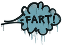 Sealed Graffiti | Fart (Wire Blue)