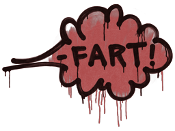 Sealed Graffiti | Fart (Blood Red)