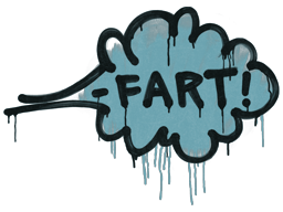 Sealed Graffiti | Fart (Wire Blue)