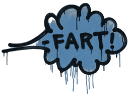 Sealed Graffiti | Fart (Monarch Blue)