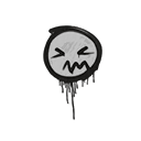 Sealed Graffiti | Grimace (Shark White)