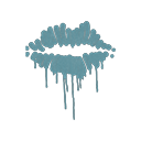 Sealed Graffiti | Kiss (Wire Blue)