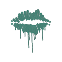 Sealed Graffiti | Kiss (Frog Green)