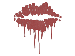 Sealed Graffiti | Kiss (Blood Red)