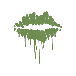 Sealed Graffiti | Kiss (Battle Green)