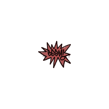 Sealed Graffiti | BOOM (Blood Red)
