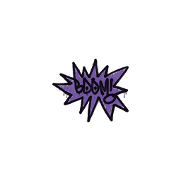 free cs2 skins Sealed Graffiti | BOOM (Monster Purple)