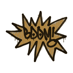 Sealed Graffiti | BOOM (Desert Amber)