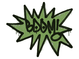 Sealed Graffiti | BOOM (Battle Green)
