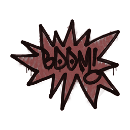Sealed Graffiti | BOOM (Brick Red)