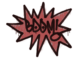 Sealed Graffiti | BOOM (Blood Red)