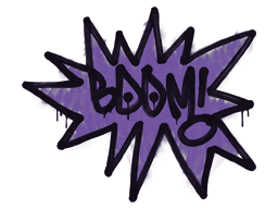 Sealed Graffiti | BOOM (Monster Purple)
