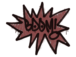 Sealed Graffiti | BOOM (Brick Red)