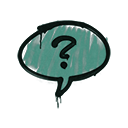 Sealed Graffiti | Question Mark (Frog Green)