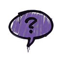 Sealed Graffiti | Question Mark (Monster Purple)