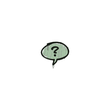 Sealed Graffiti | Question Mark (Cash Green)