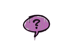 Graffiti | Question Mark (Bazooka Pink)