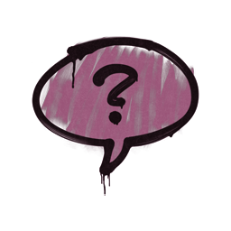 Sealed Graffiti | Question Mark (Princess Pink)