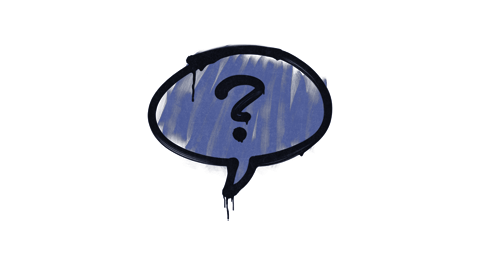 Sealed Graffiti | Question Mark (SWAT Blue)