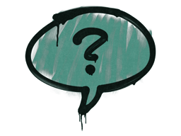 Sealed Graffiti | Question Mark (Frog Green)