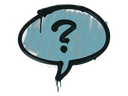 Sealed Graffiti | Question Mark (Wire Blue)